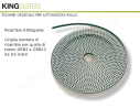 1) Ricambio KINGgates - Cinghia di ricambio per GRB3 E GRB23