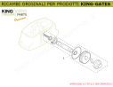 5) Ricambio KINGgates - Gruppo albero di trasmissione DYNAMOS