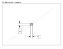 Profilo quadro pieno 6mm grezzo in barre da 1 metro in ferro