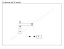 Profilo quadro pieno 6mm grezzo in barre da 2 metri in ferro