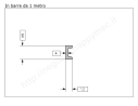 Profilo speciale ad "U" 25x12x4 in ferro grezzo da 1 metro