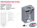 Protezione zincata per oliva mis.d.30x40 accessori per cancello