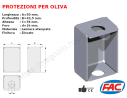 Protezione zincata per oliva mis.d.40x60 accessori per cancello