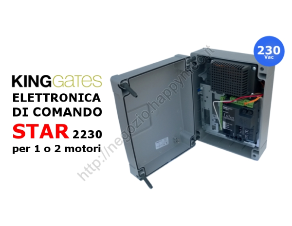 STAR 2230 BOX - CENTRALE PER MOTORI 230V CON BOX ABS E