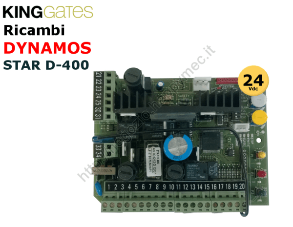STAR D 400 - SCHEDA DI COMANDO PER DYBANIS 24/600 EV