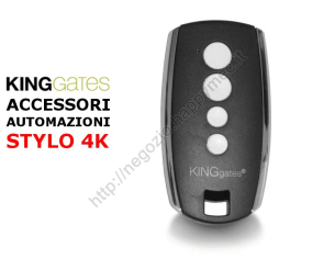 Telecomando Stylo4K a 4 canali per automazioni KING-gates
