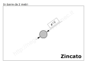 Tondo pieno diam.16mm. zincato in barre da 2 metri in ferro