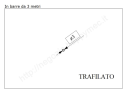 Tondo pieno diam.3mm. trafilato in barre da 3 metri in ferro