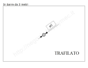 Tondo pieno diam.6mm. trafilato in barre da 3 metri in ferro