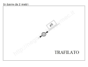 Tondo pieno diam.8mm. trafilato in barre da 2 metri in ferro