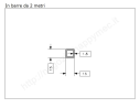 Tubo quadro grezzo 15x1,5 in barre da 2 metri in ferro