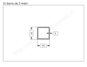 Tubo quadro grezzo 35x2 in barre da 3 metri in ferro