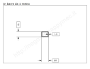 Tubo rettangolare grezzo 20x15x1,5 in barre da 1 metro in ferro