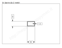 Tubo rettangolare grezzo 30x20x1,5 in barre da 2 metri in ferro