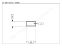 Tubo rettangolare grezzo 40x20x1,5 in barre da 3 metri in ferro