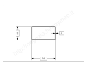 Tubo rettangolare grezzo 70x40x2 in barre da 3 metri in ferro