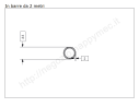 Tubo tondo diam.22x2mm.grezzo in barre da 2 metri in ferro