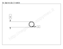 Tubo tondo diam.22x2mm.grezzo in barre da 3 metri in ferro