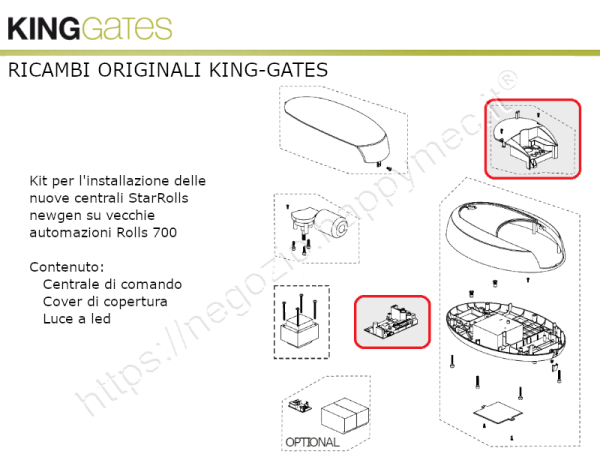 Kit di trasformazione a ROLLS NEW-GEN di KING-gates