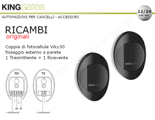 Coppia di fotocellule da esterno VIKY30