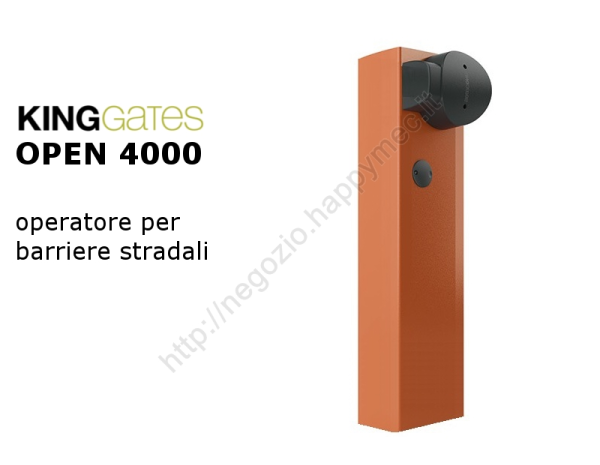 Automazione per barriera stradale Open4000 24V fino a 4 metri