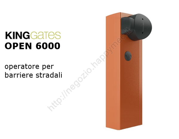 Automazione per barriera stradale Open6000 24V  fino a 6 metri