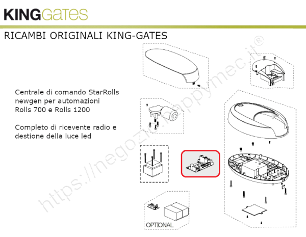 Centrale di ricambio Star Rolls Newgen