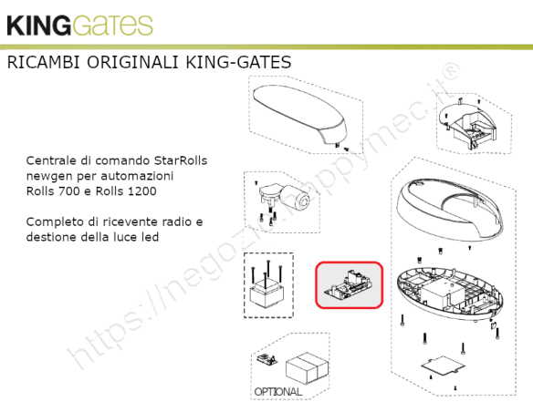 Centrale di ricambio Star Rolls Newgen