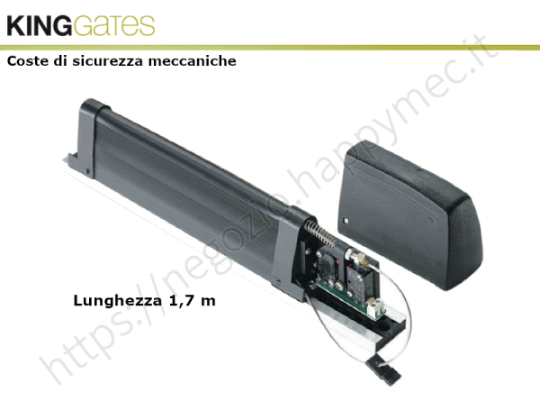 Costa di sicurezza meccanica L.1700 mm.