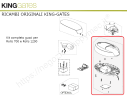Ricambi originali KINGgates - Base e guscio di ricambio ROLLS