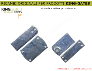 Kit staffa di fissaggio anteriore e posteriore per motore Jet