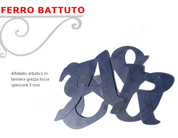 Lettera Maiuscola "A" stile saltino...