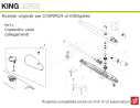 Ricambi KINGgates - Coperchio vano collegamenti per COUPER24