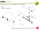 Ricambi KINGgates - Motore sostitutivo per COUPER24