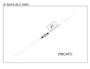 Profili metallici, Tondo pieno diam.5mm. zincato in barre da 2