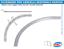 FAC S.r.l., Rotaia curva d.16 raggio 1 mt per Radius