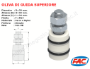 FAC S.r.l., Oliva in nylon d.30x40 con OR e perno zinc.
