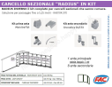 FAC S.r.l., Kit "Radius Inverso 565.10" passaggio 4,5 metri
