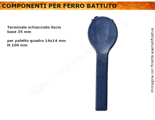 Terminale con finale piatto...