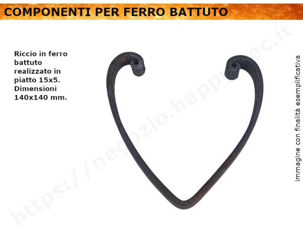 Riccio in ferro battuto a forma di...