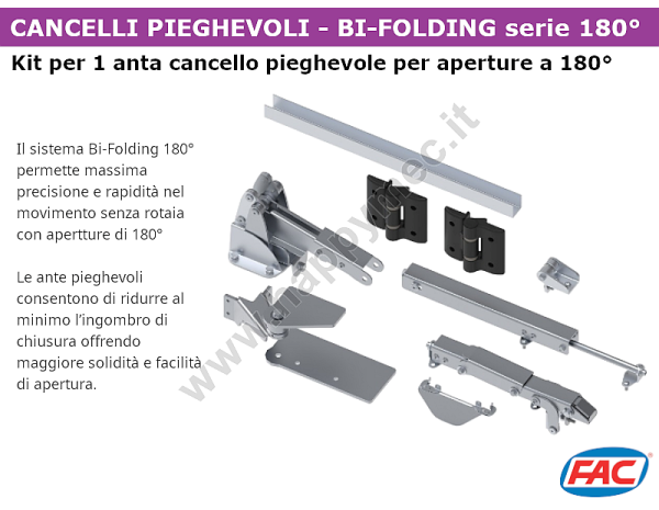Kit base per cancello "Bi Folding"...