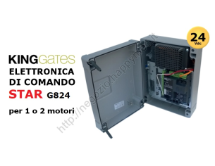 Centrale Star G824 per motori a 24V con box in abs, radio e