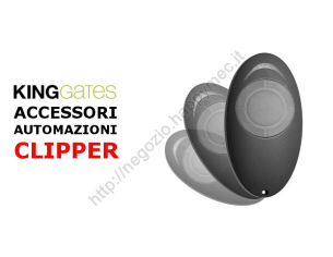 Clipper2 - Telecomando rolling-code 2 canali per automazioni