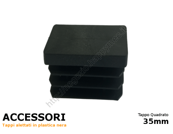 Confezione tappi quadri 35x35 mm (conf.da 10 pz)