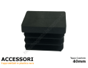 Confezione tappi quadri 40x40 mm (conf.da 10pz)