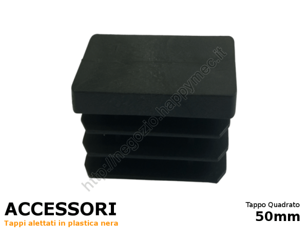 Confezione tappi quadri 50x50 mm (conf.da 10pz)