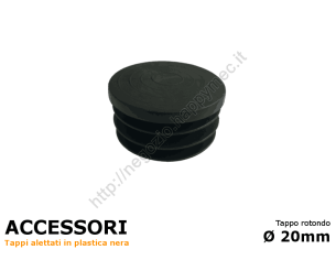 Confezione tappi tondi diam.20 mm (conf.da 20pz)