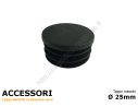 Confezione tappi tondi diam.25 mm (conf.da 10pz)