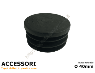 Confezione tappi tondi diam.40 mm (conf.da 10pz)