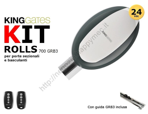 Kit "ROLLS-700" per porte basculanti e sezionali con guida di